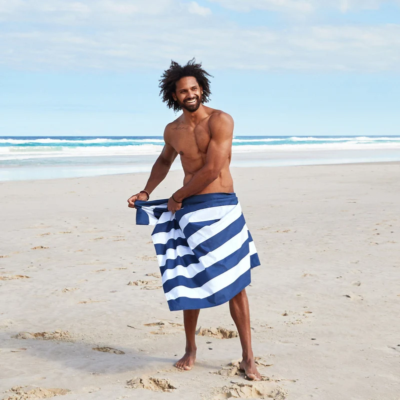 Dock & Bay Beach Towel XL Whitsunday Blue 200x90cm
