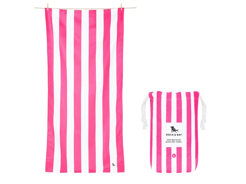 Dock & Bay Beach Towel L Phi Phi Pink 160x90cm