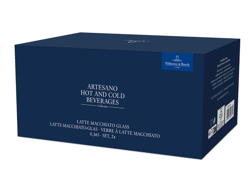Villeroy & Boch Artesano Hot&Cold Beverages Latte-Glas 0,36l Set 2tlg