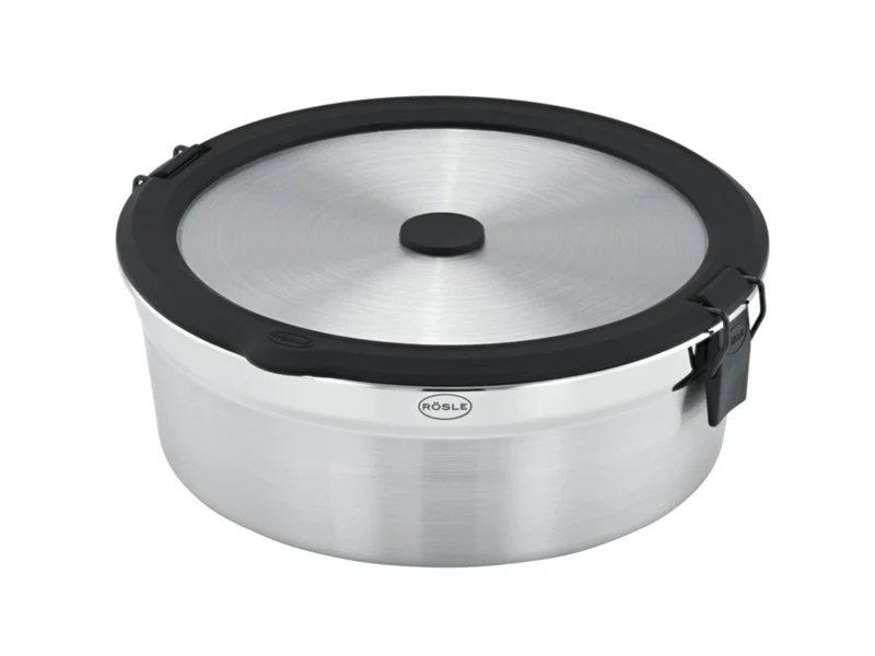 Rösle FLEXX 2GO Edelstahldeckel rund mit Clips 30x16,7cm 1,4l