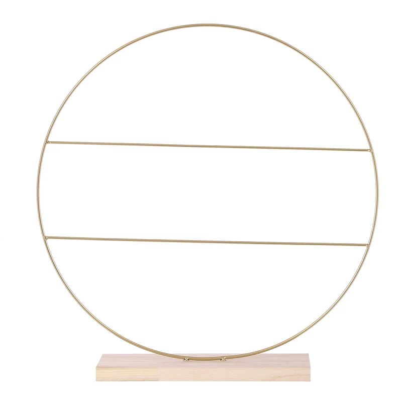 Wanduhr aus Holz 2 sortiert 34.5x3cm