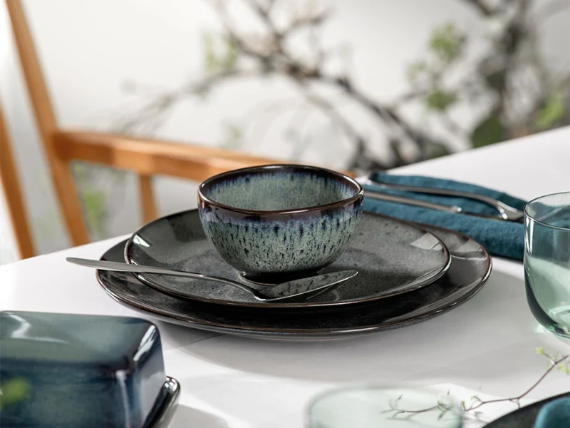 like. by Villeroy & Boch Lave gris Frühstücksset 18tlg