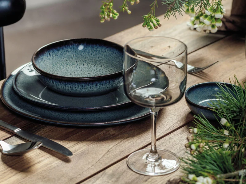 like. by Villeroy & Boch Lave gris Frühstücksset 12tlg