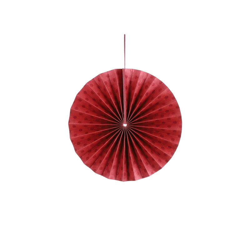 Stern hängend rot - h16xd45cm