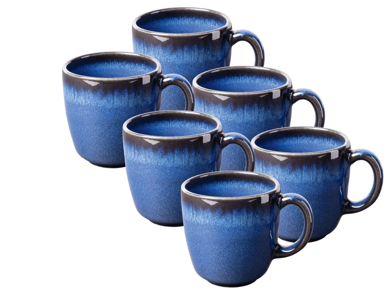 like. by Villeroy & Boch Lave bleu Kaffeeobertasse 0,19l Set6