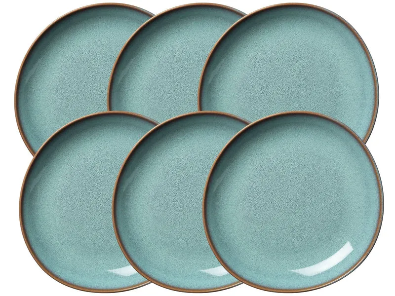 like. by Villeroy & Boch Lave glace Schale flach 28 cm Set6