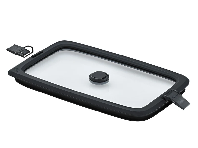 Rösle FLEXX 2GO Vakuumdeckel eckig mit Clips 23,2x14,5cm 1l