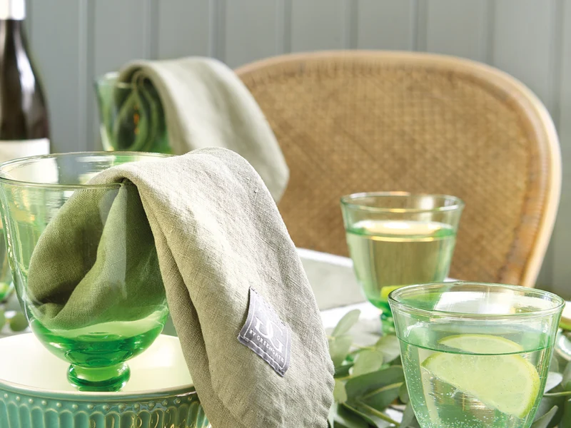Greengate Alice Speiseteller dusty green 26,5 cm Set6