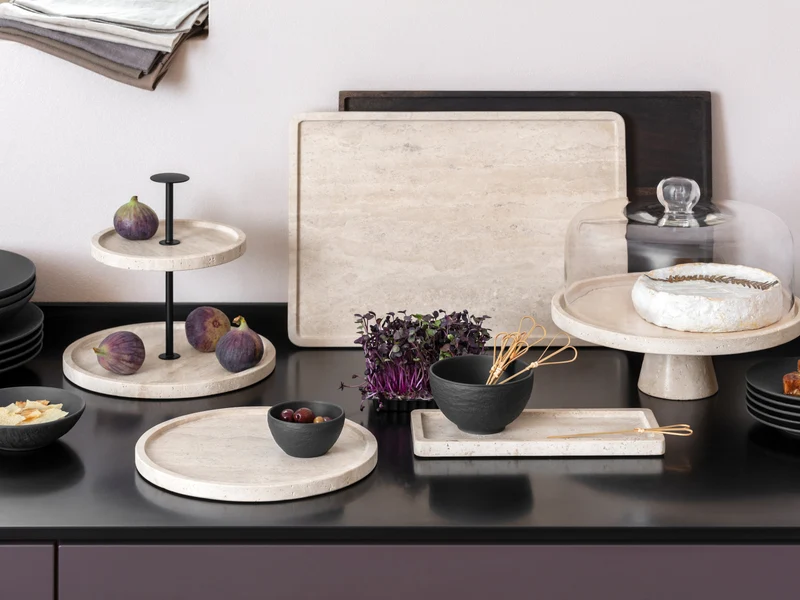Villeroy & Boch Manufacture Travertine Servierplatte 40,5x28cm