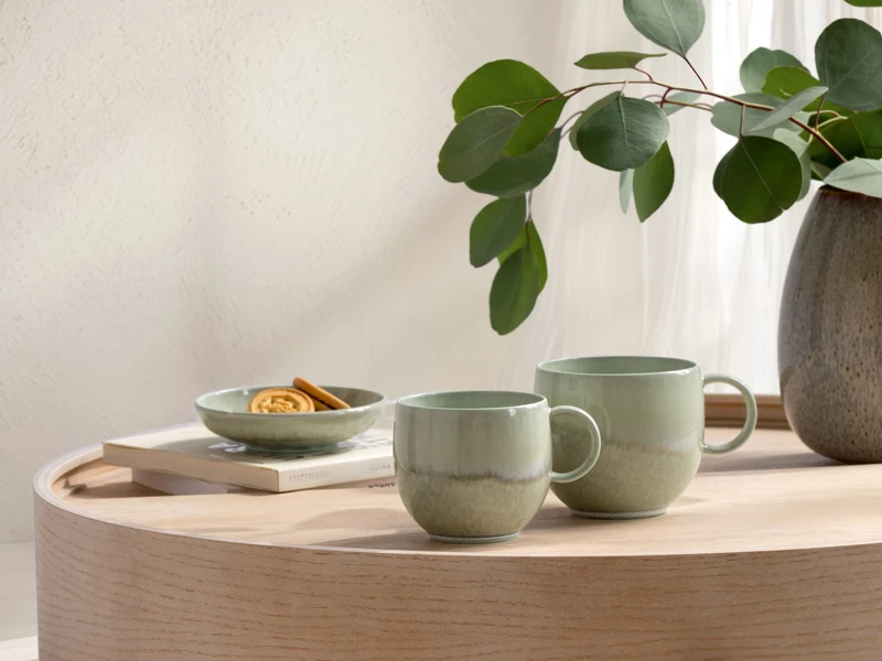 like. by Villeroy & Boch Perlemor Alga Becher mit Henkel 0,21l