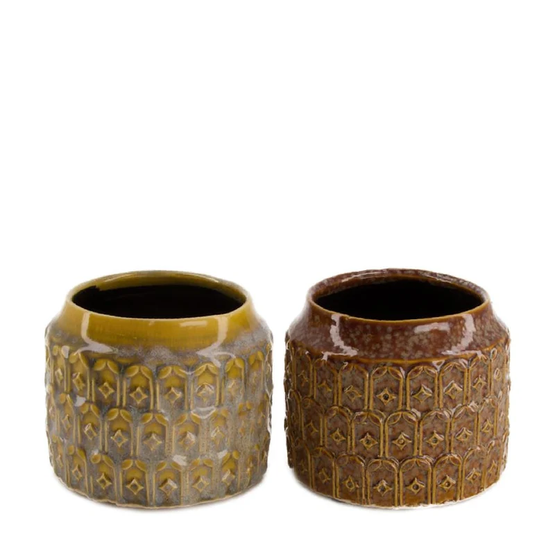 Vase "Bolas" klar 3 sortiertes Glas 10x10x7cm