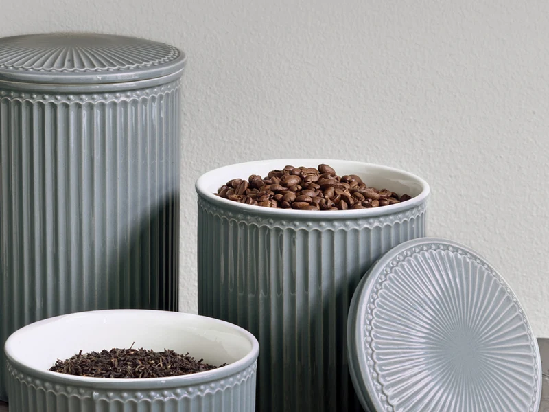 Greengate Alice Frühstücksset stone grey 12tlg