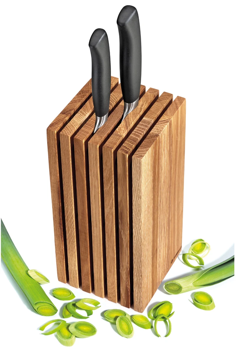 Zassenhaus Messerblock Eiche 13x13x26cm