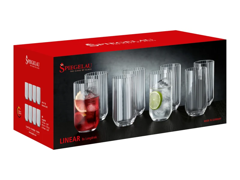 Spiegelau Linear Longdrink Set 8tlg