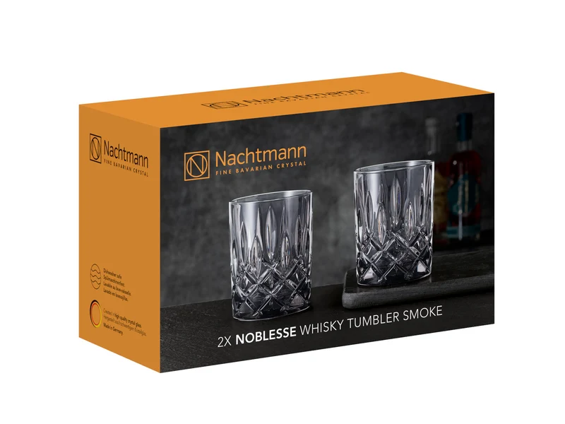 Nachtmann Noblesse Whiskybecher smoke Set 2tlg