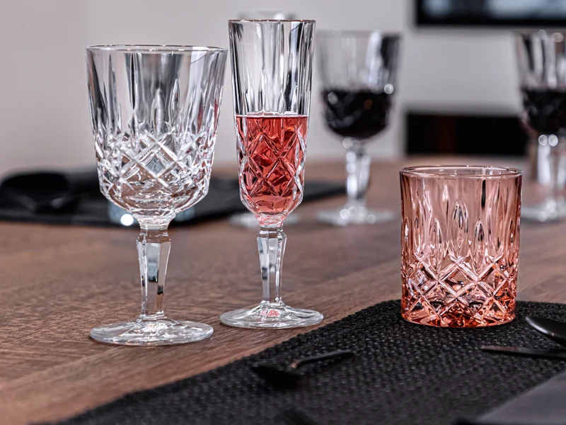 Nachtmann Noblesse Whiskybecher rosé Set 2tlg