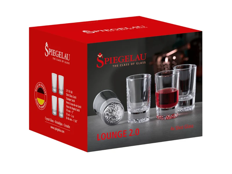 Spiegelau Lounge 2.0 Shot/Stamper Set 4tlg