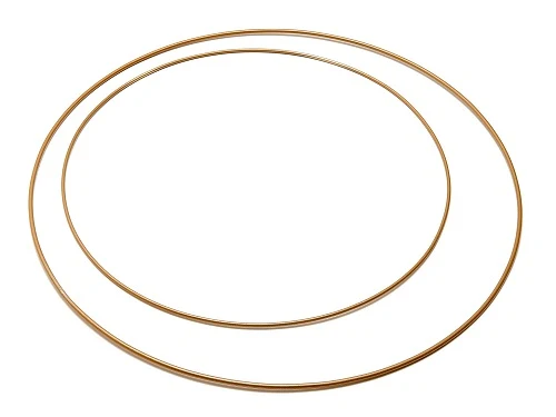 Metallring auf Sockel 40cm schwarz + Kerzenhalter
