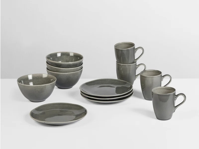 Broste Copenhagen NORDIC RAIN Frühstücksset für Vier 12tlg