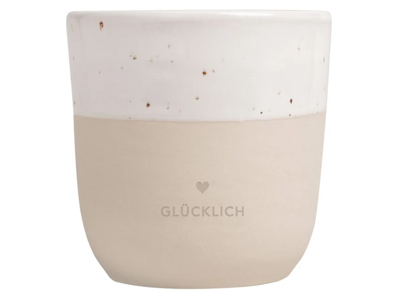 Eulenschnitt Becher Glücklich 320ml