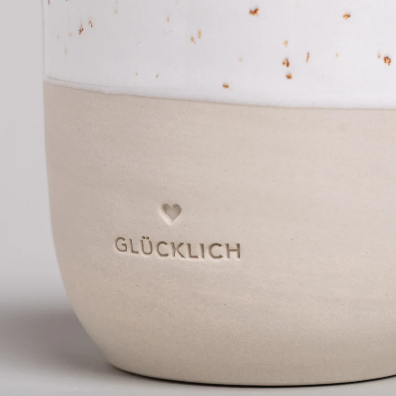Eulenschnitt Becher Glücklich 320ml