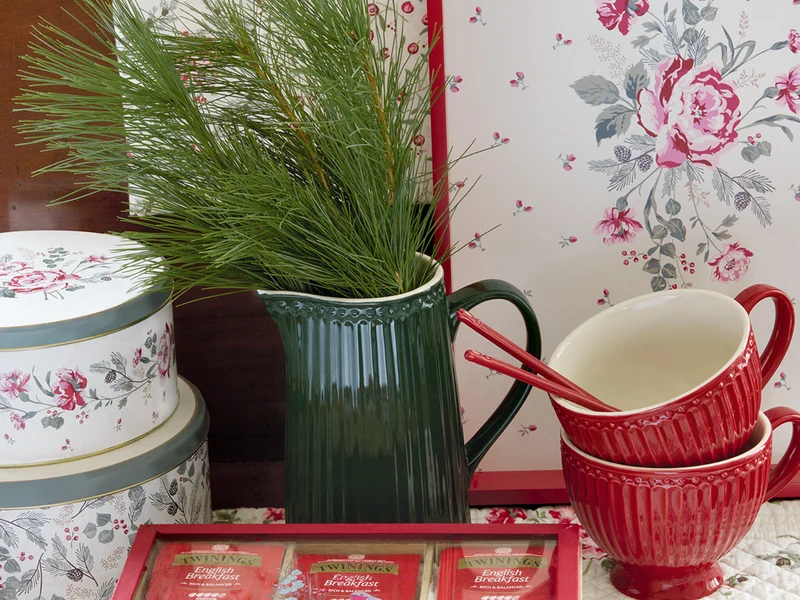 Greengate Alice Mini Latte Cup red 0,1 l Set6
