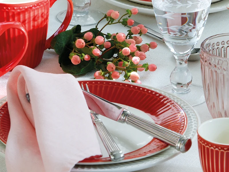 Greengate Alice Mini Latte Cup red 0,1 l Set6