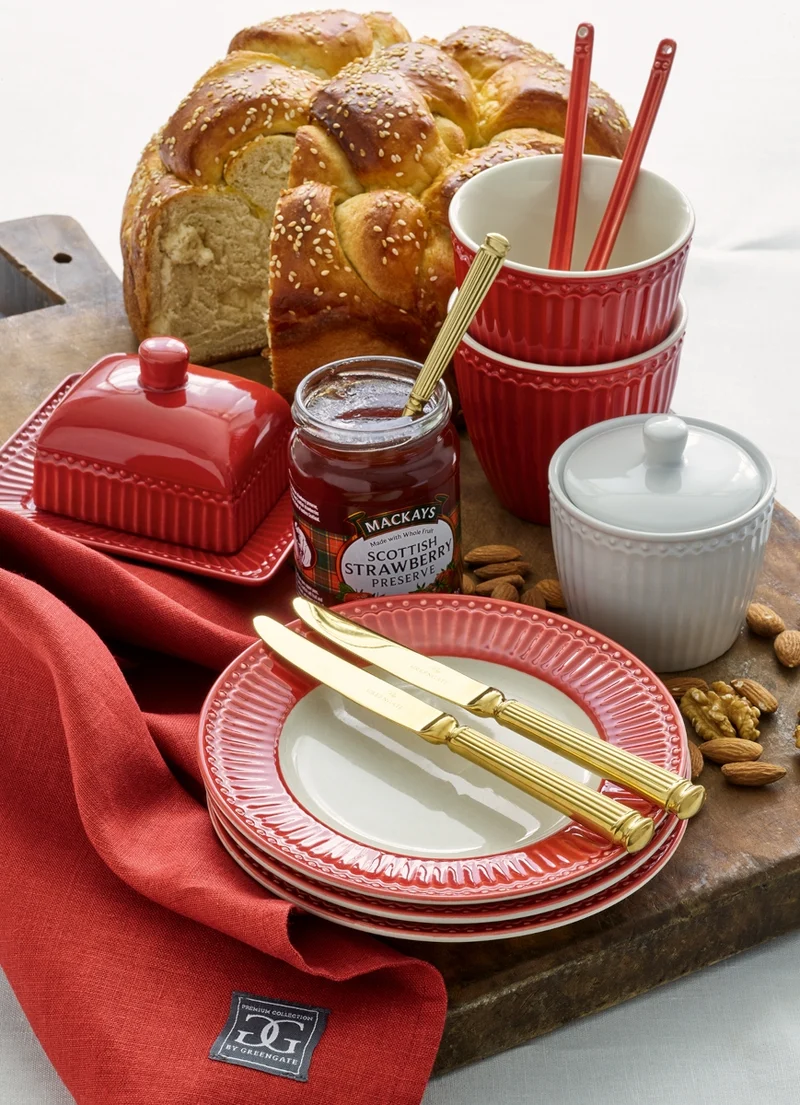 Greengate Alice Eierbecher claret red 6,5 cm Set6