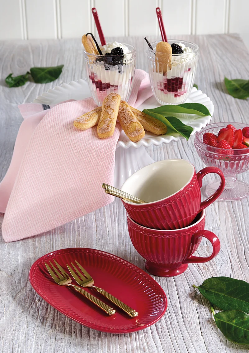 Greengate Alice Frühstücksteller red 23 cm Set6