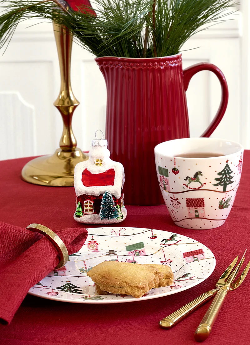 Greengate Alice Frühstücksteller red 23 cm Set6