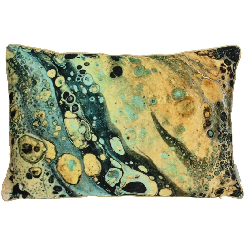 Wandbehang Milchmädchen Samt Blau 83x2.5x110cm