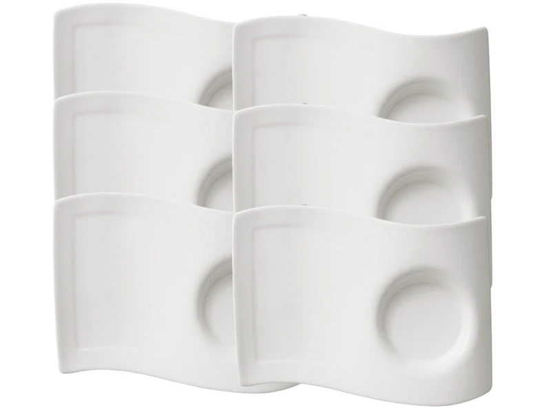 Villeroy & Boch New Wave Caffe Partyplate gross 22 x 17 cm Set6