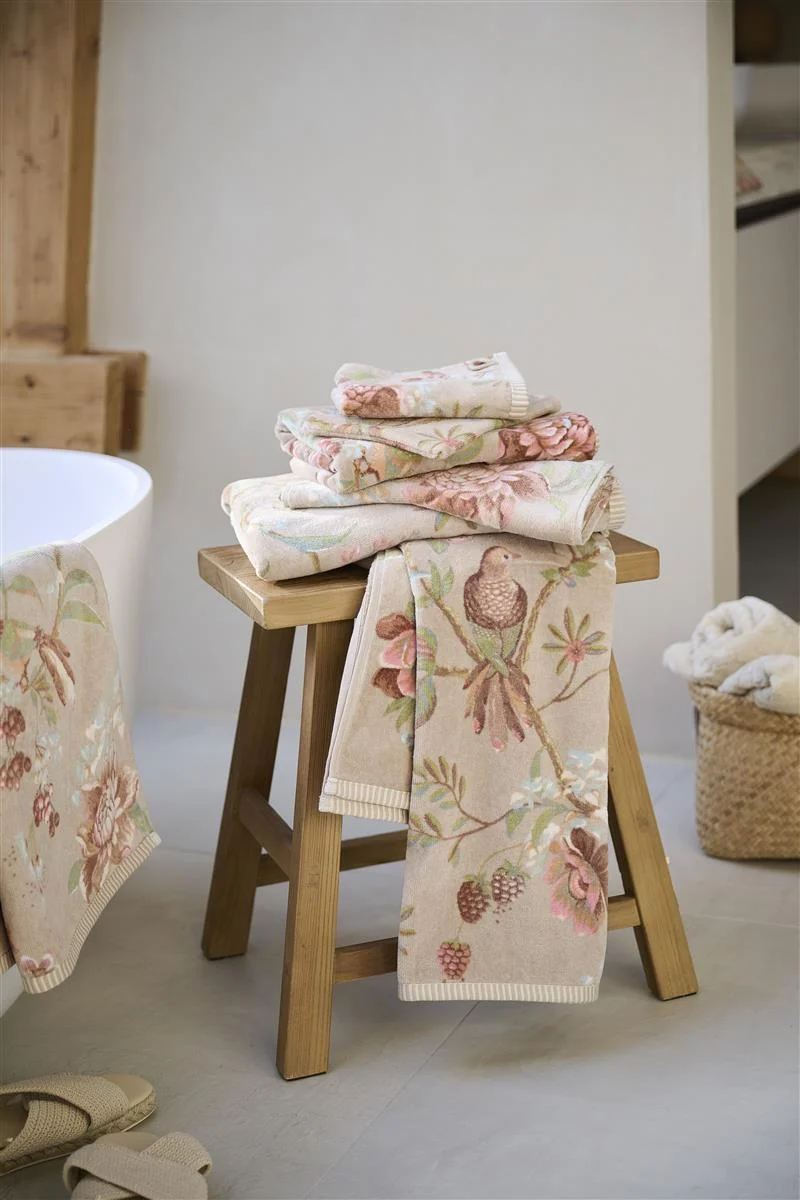 PIP STUDIO Secret Garden Waschhandschuh khaki 16x22cm (1 Stück)