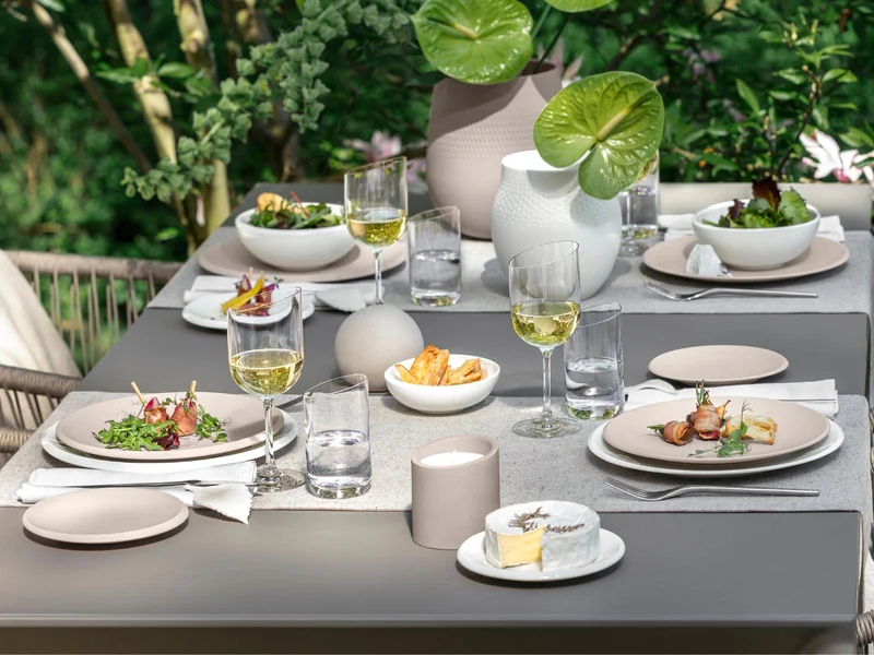 Villeroy & Boch NewMoon beige Frühstücksteller 24 cm Set6