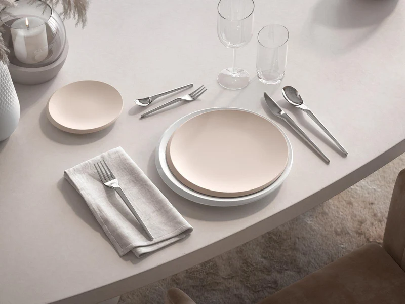 Villeroy & Boch NewMoon beige Frühstücksteller 24 cm Set6