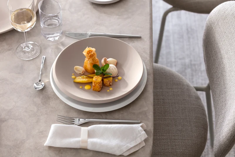 Villeroy & Boch NewMoon beige Schale flach 25cm Set6
