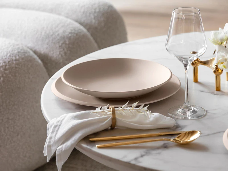 Villeroy & Boch NewMoon beige Schale tief 29 cm Set6