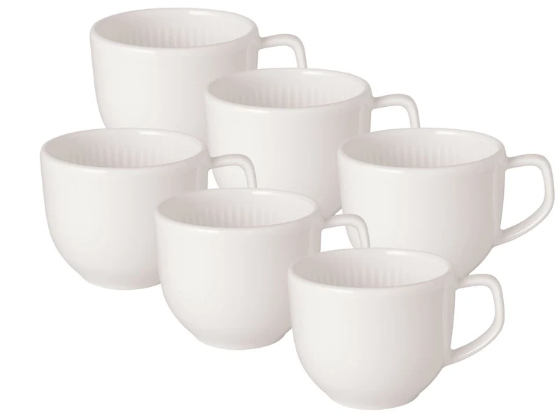 Villeroy & Boch Afina Kaffeetasse weiß 0,15l Set6
