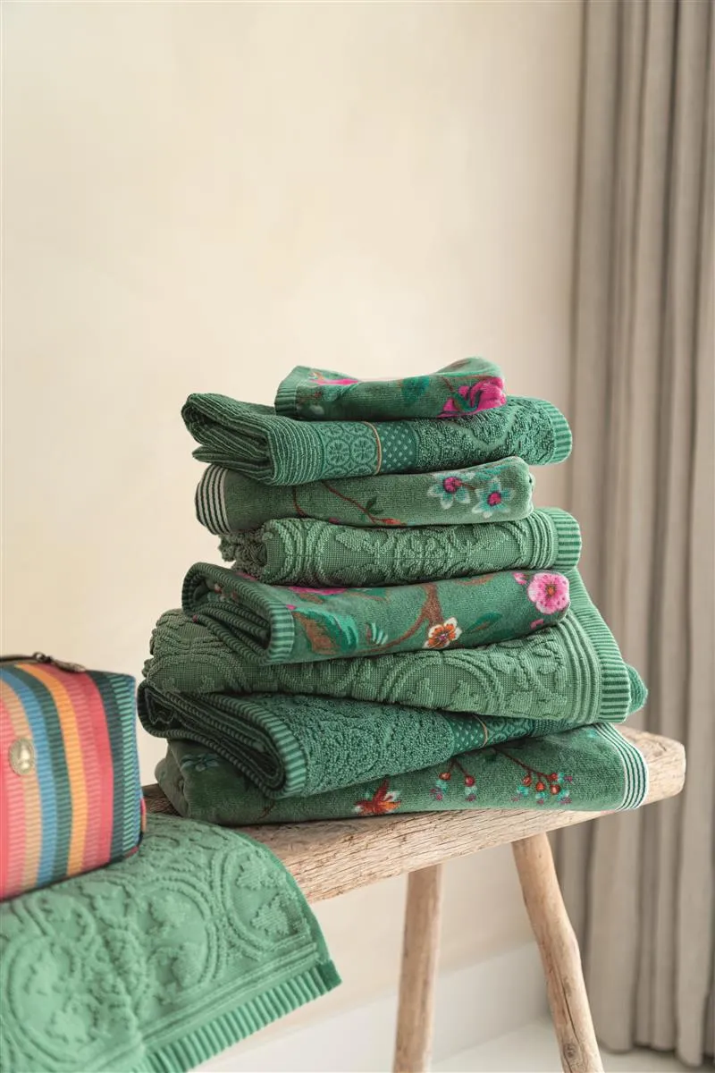 PIP STUDIO Les Fleurs Handtuch green 55x100cm (1 Stück)
