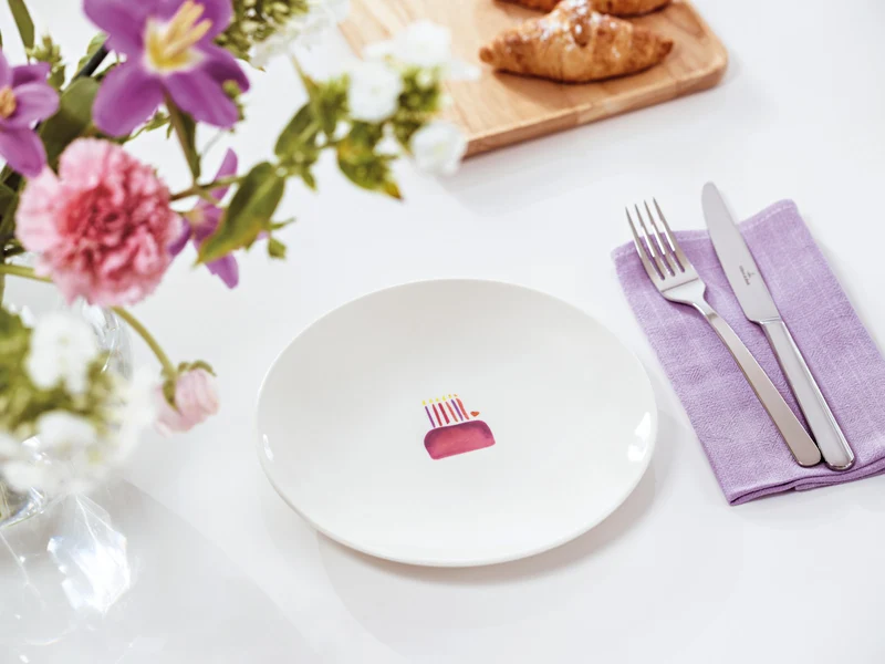 Villeroy & Boch With Love Frühstücksteller Happy Birthday 21cm