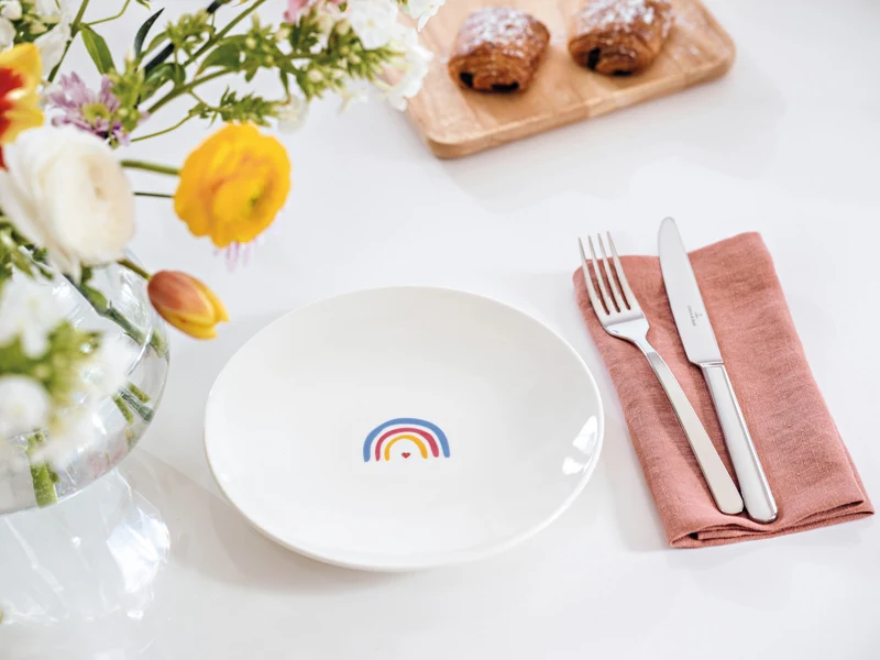 Villeroy & Boch With Love Frühstücksteller Be Happy 21cm