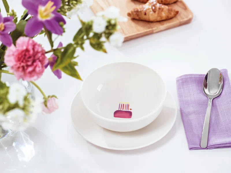 Villeroy & Boch With Love Müslischale Happy Birthday 16,9cm