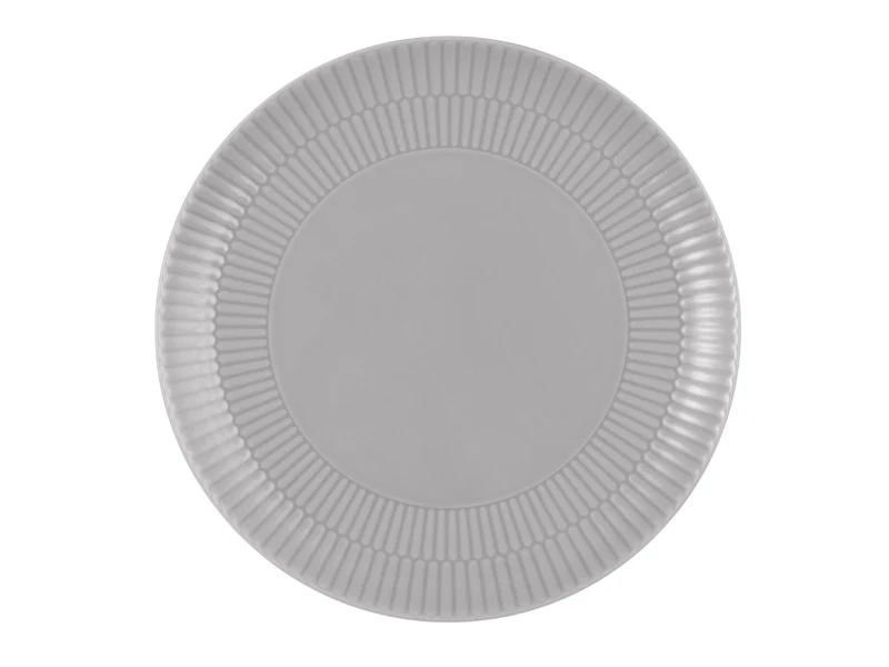Seltmann Weiden Amina Silbergrau uni Frühstücksteller rund 22,5cm