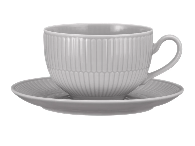 Seltmann Weiden Amina Silbergrau uni Milchkaffeeobertasse 0,35l