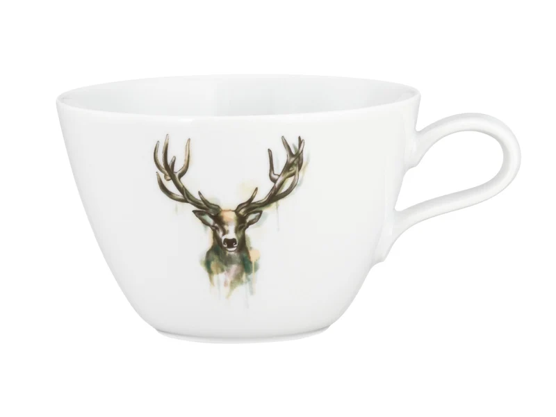 Seltmann Weiden Life Nature Hirsch Milchkaffeeobertasse 0,37l