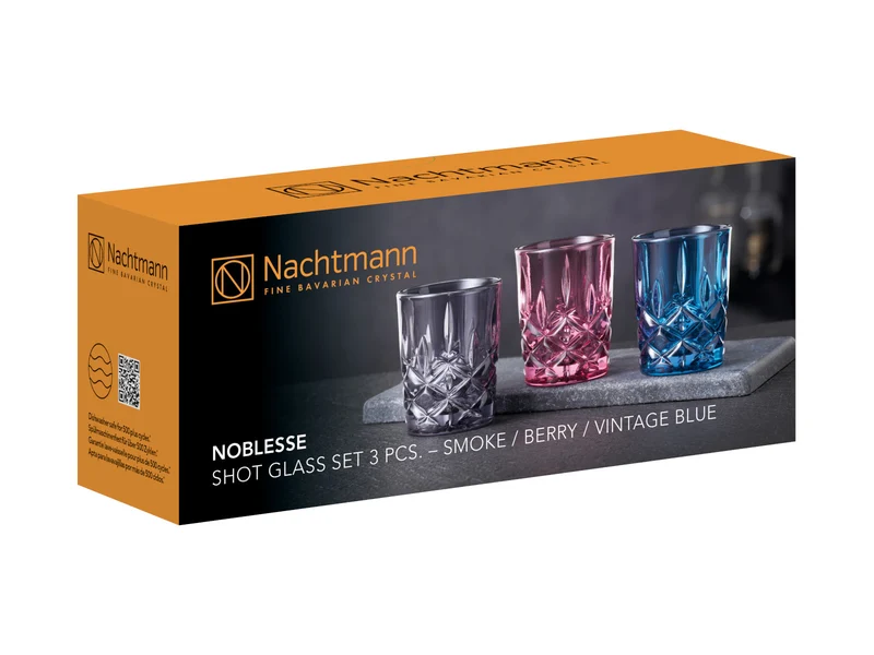 Nachtmann Noblesse Shot Glas / Schnapsglas mehrfarbig Set 3tlg