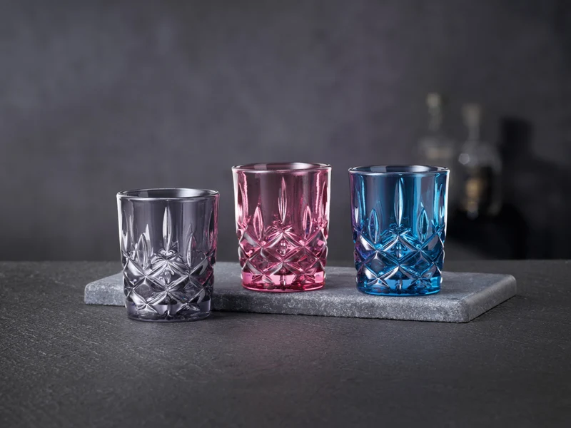 Nachtmann Noblesse Shot Glas / Schnapsglas mehrfarbig Set 3tlg