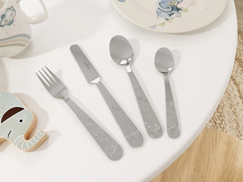 Villeroy & Boch Walk like an Elephant Kinderbesteckset 4tlg