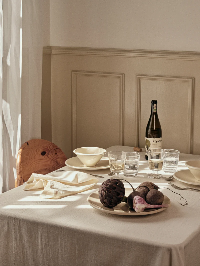 Broste Copenhagen Alfredo Schüssel cream Ø15cm