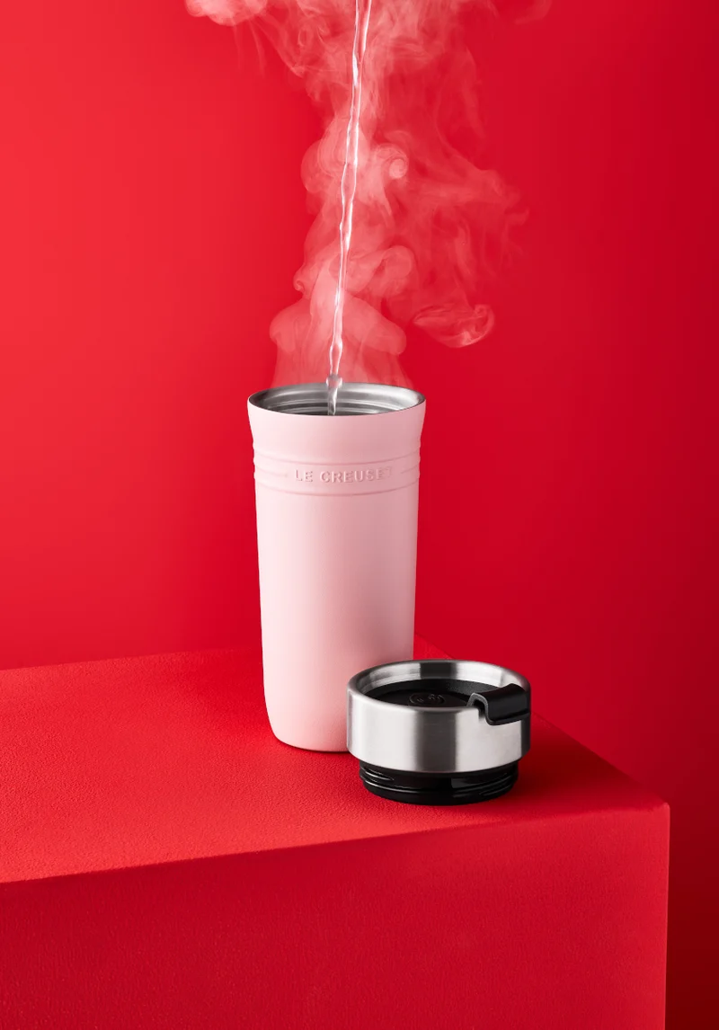 Le Creuset On The Go Thermobecher shell pink 350ml